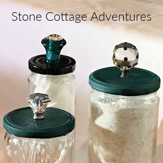 Re Purposing Jars into Pretty Vanity Organizers – photo 4