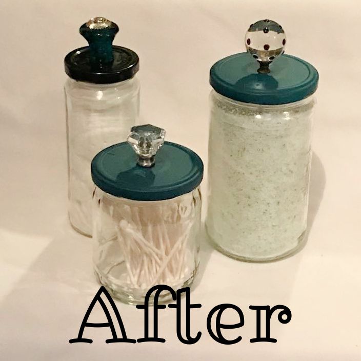 Re Purposing Jars into Pretty Vanity Organizers – photo 5