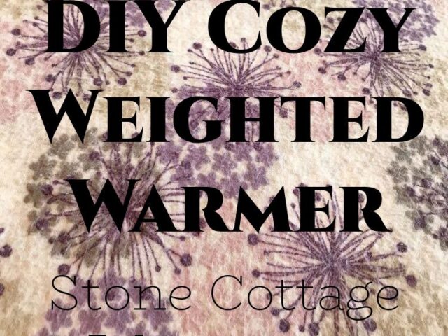 DIY Cozy Weighted Warmer with Chamomile