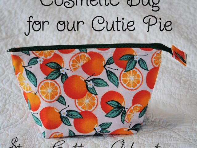 Tropical Cosmetic Bag for our Cutie Pie
